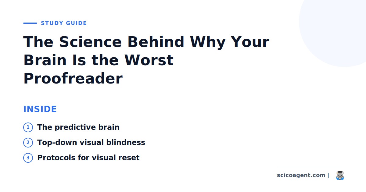 The Science Behind Why Your Brain Is the Worst Proofreader