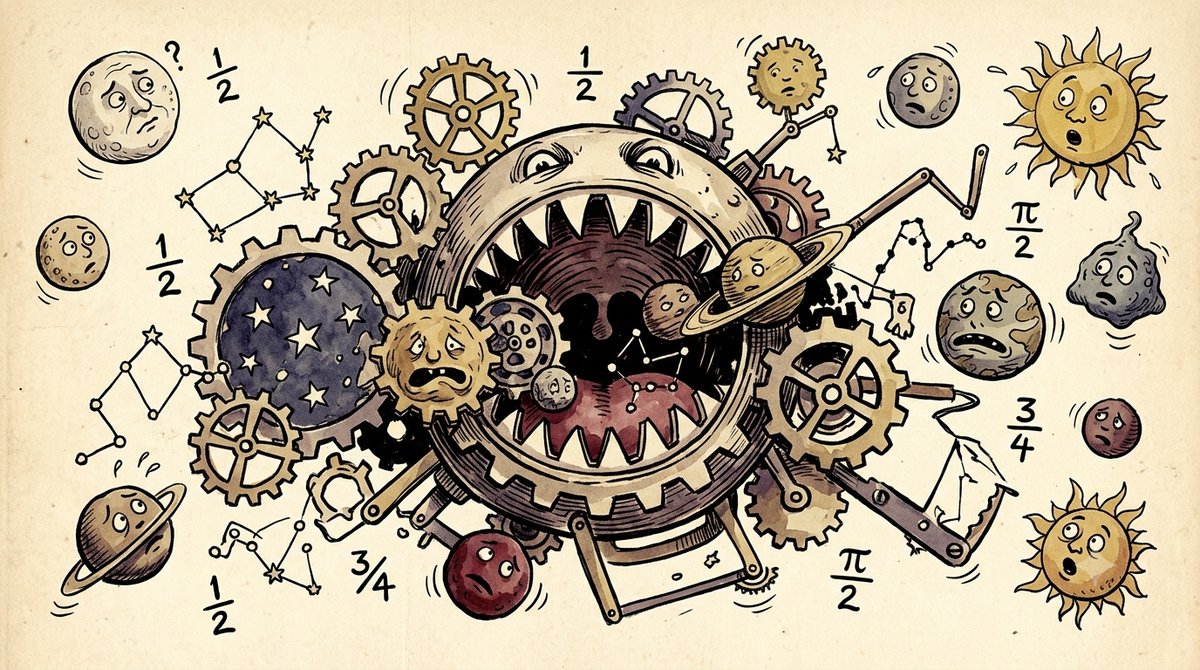 One flipped equation, and the Universe Eats Itself