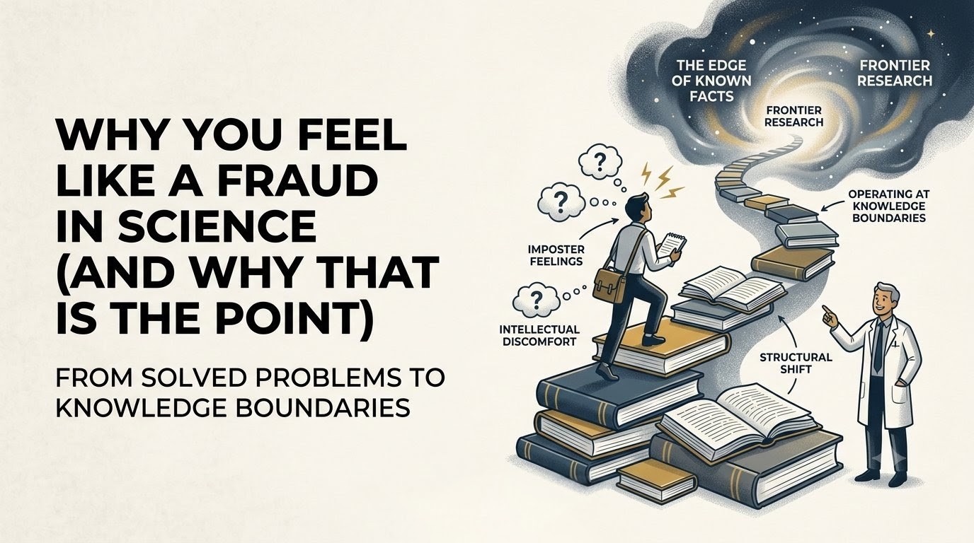 Why You Feel Like a Fraud in Science (And Why That Is the Point)